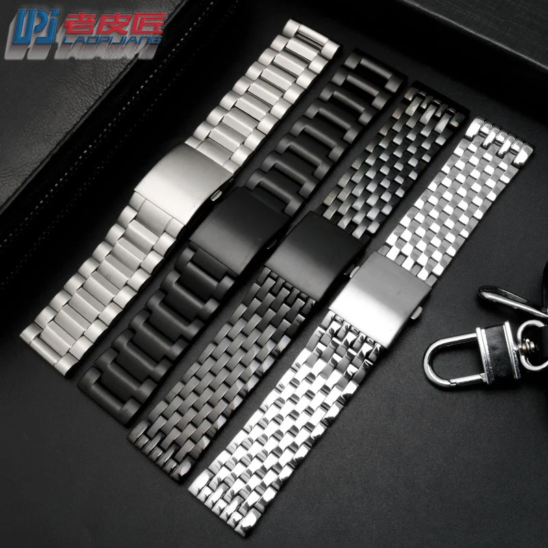 High Quality Fine Steel Strap For Diesel DZ4318 DZ7333 DZ4344 dz7305 Metal Watch Chain 24mm 26mm 28mm Belt For Men Waterproof