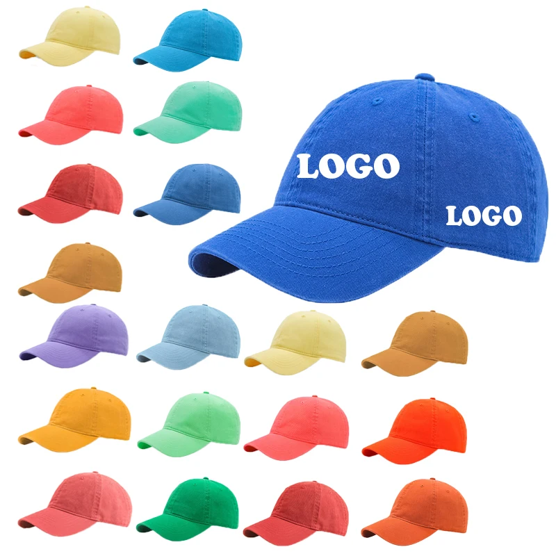 Cap with Name Customized Snapback Hats Customized logo Embroidered Baseball Cap Unisex Adjustable Cotton Hats