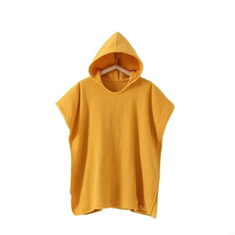 581F منشفة حمام الطفل القطن منشفة الشاطئ مقنعين الوليد الرأس المناشف الناعمة المعطف للأطفال #3