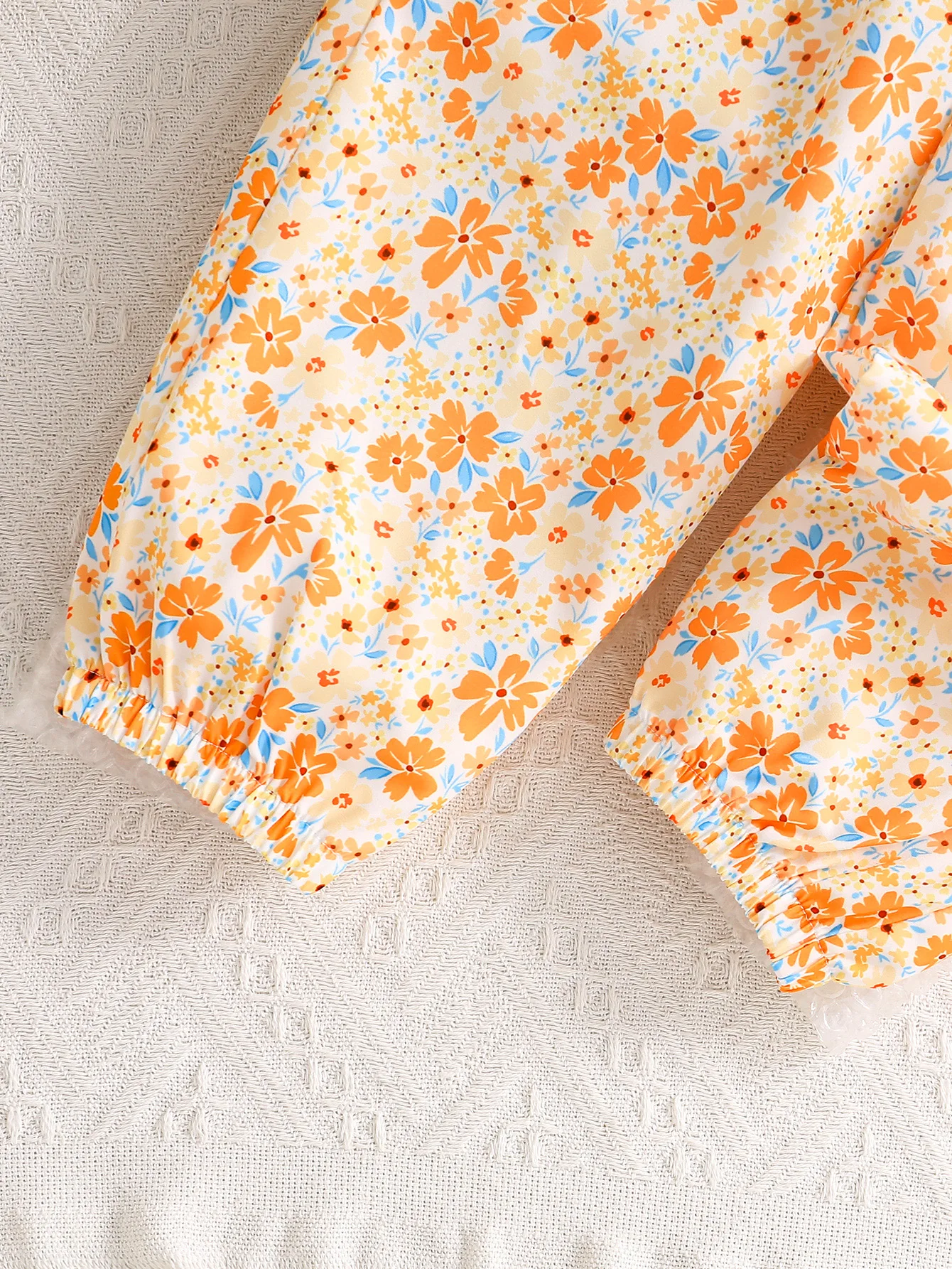 مجموعة بذلة لطيفة للفتيات للربيع والصيف والخريف، سراويل فانوس بحمالات زهرية + شال قصير بأكمام طويلة بلون سادة مكون من قطعتين، ملابس عصرية يومية للفتيات