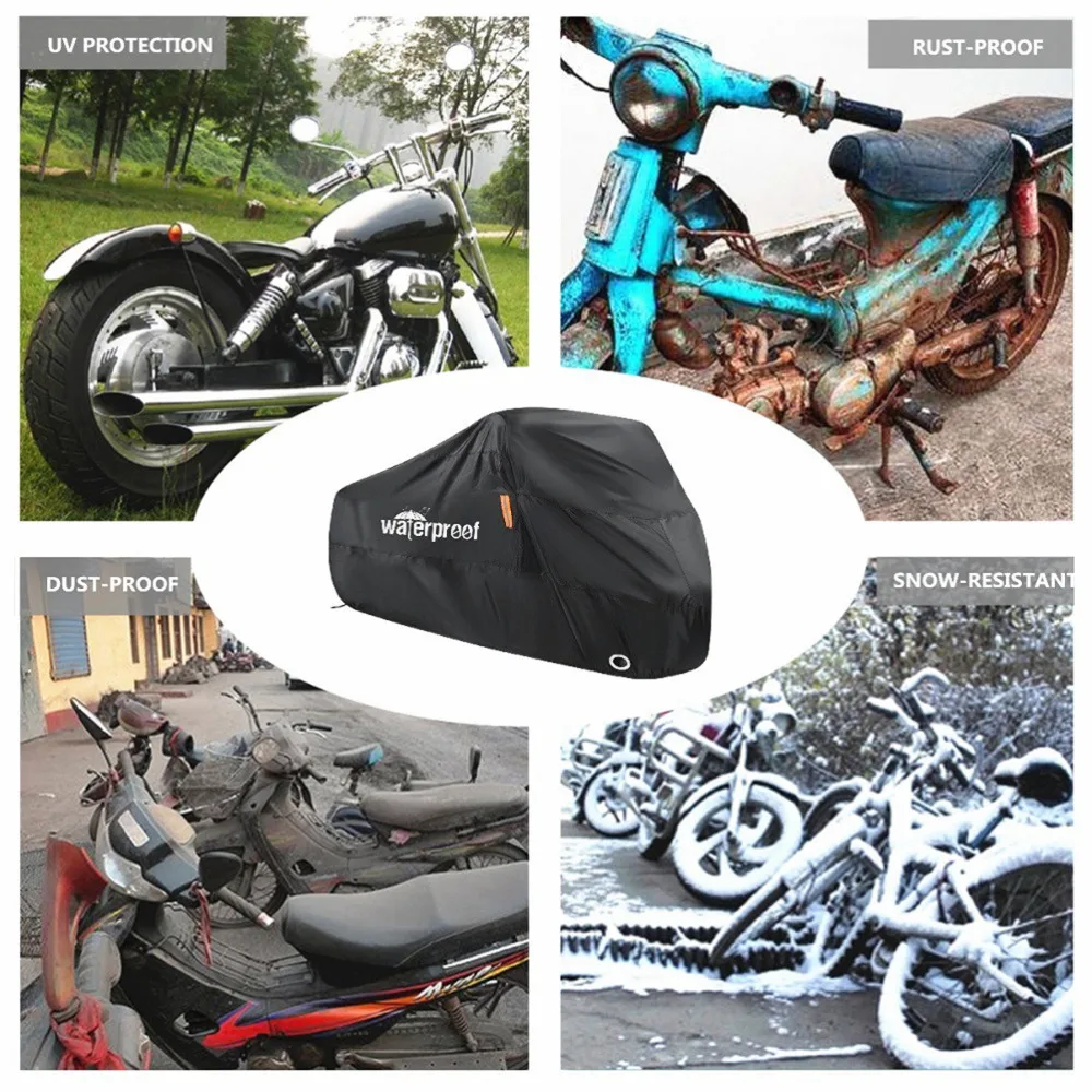 Funda para Bicicleta Impermeable Plegable con Orificios para Candado - imagen 4