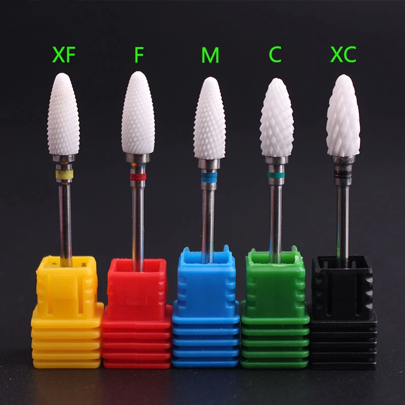 

20pcs Dental Ceramic Grinding Head 2.35mm Single Ceramic Corn Bullet Type Special Tool for Electric Dental Grinding Machine