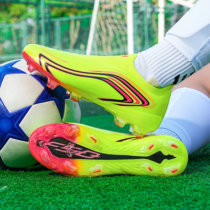 New Men Football Boots Match Cleats Indoor Hot-selling Soccer Shoes High-quality Sneakers Futsal Grass Non-Slip Training Outdoor