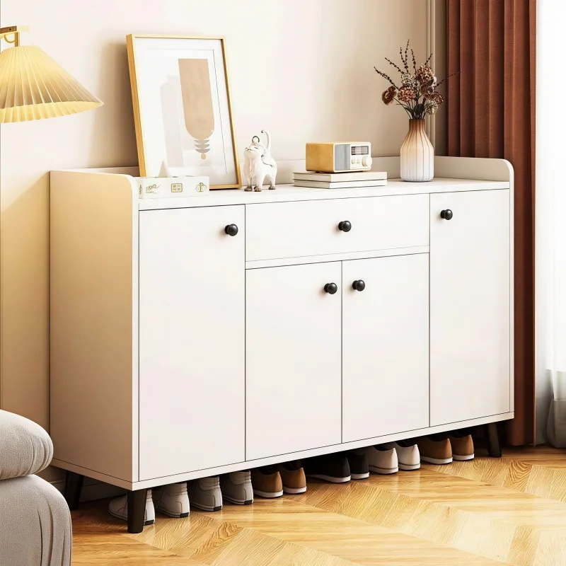 Italian Light Luxury Shoe Cabinet Home Multi-layer Storage Cabinet Simple Entrance Locker Integrated Against The Wall Small Apar