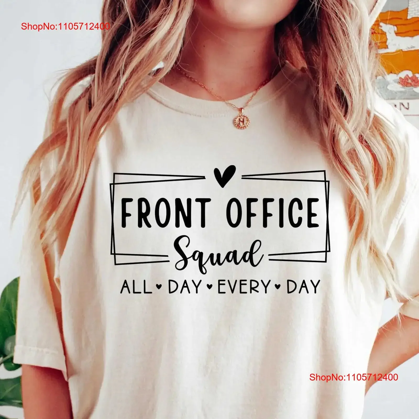 Front Office Squad T Shirt Secretary Administrative AssistanT Crew Staff Appreciation vintage Washed Comfortable Unisex Soft