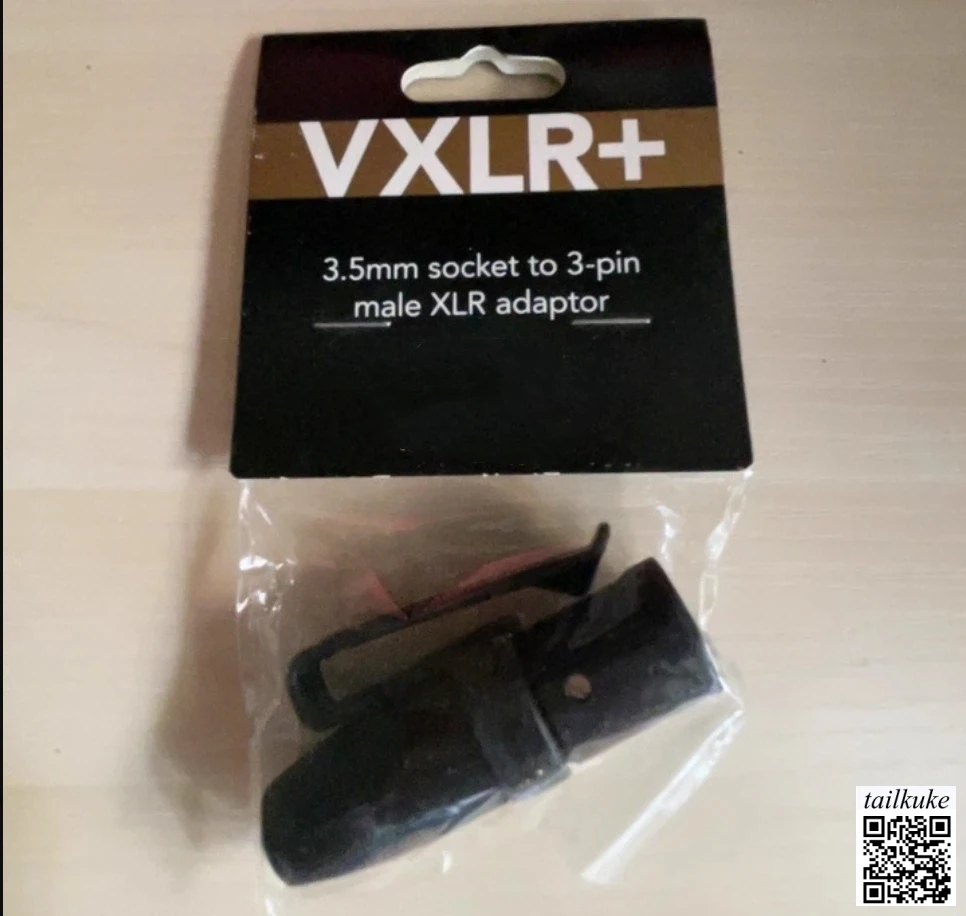 

Адаптер VXLR+ Кабель-адаптер аудиоразъем 3,5–XLR с фантомным источником питания, звуковая карта XLR 48–5 В на адаптер 3,5 мм