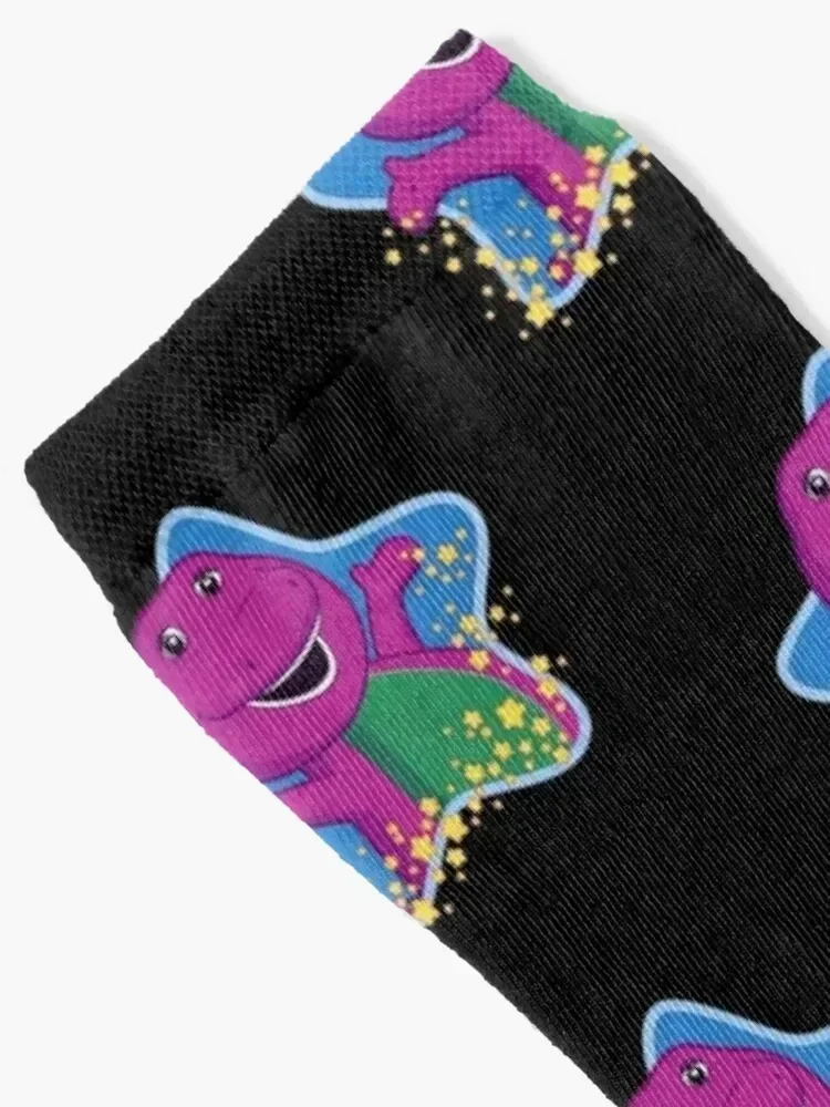 Barney (Barney & Friends) Socks Climbing hiking japanese fashion hip hop Boy Socks Women's