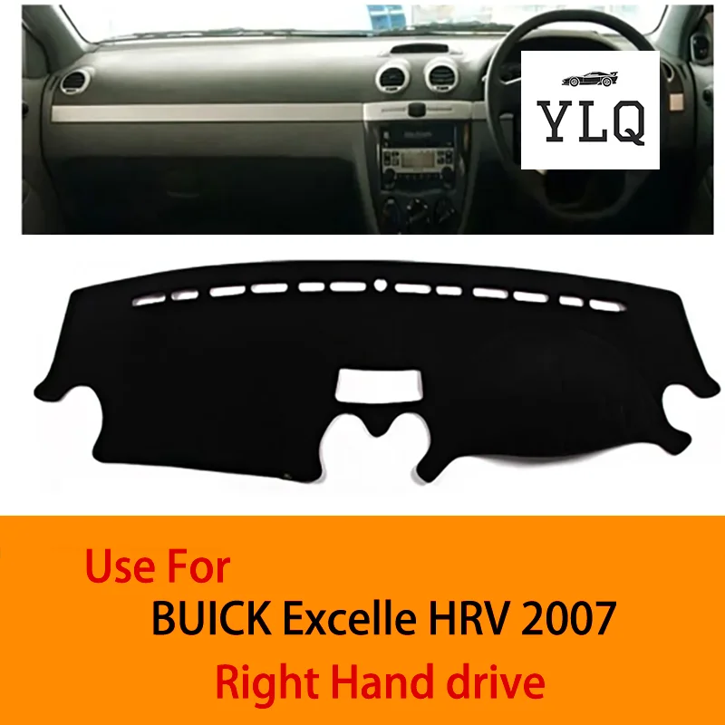 Thick-plush Polyester Three Color Choices Available Black Red Blue - Car Dashboard Cover For Buick Excelle HRV 2007 L/R