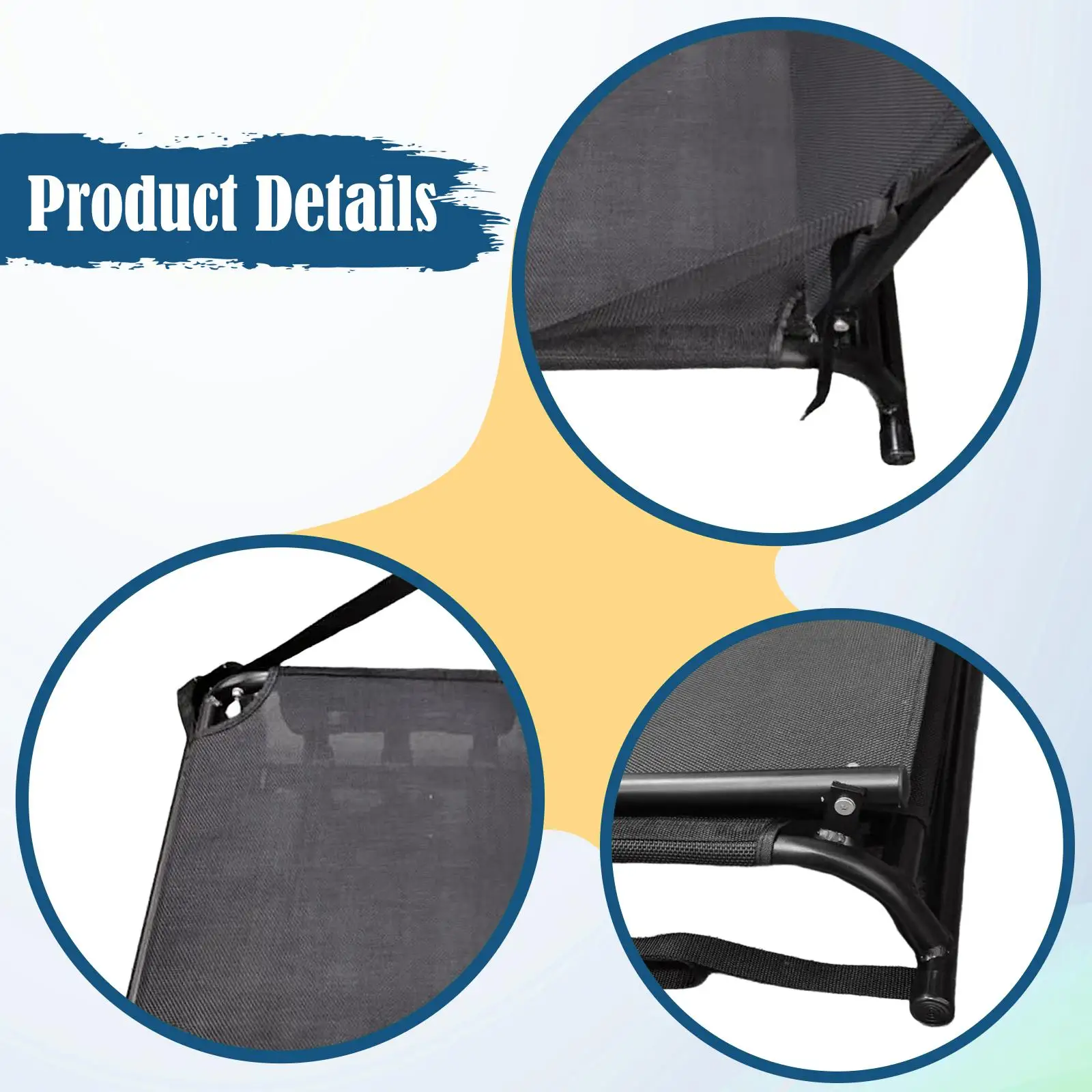 وسادة مقعد كاياك قابلة للطي للاستخدام الخارجي، متعددة الأغراض وقابلة للتعديل، مقعد مسند ظهر لقارب الزورق للرياضات المائية