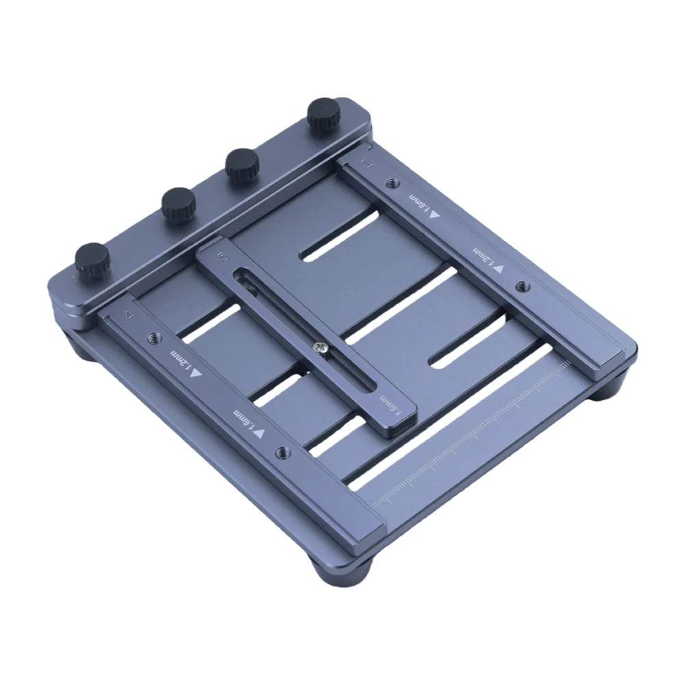 New Version CNC Solder Paste Stencil Fixture - Mini Steel Stencil Printing Jig for PCB Assembly (Supports Double-Sided SMT)