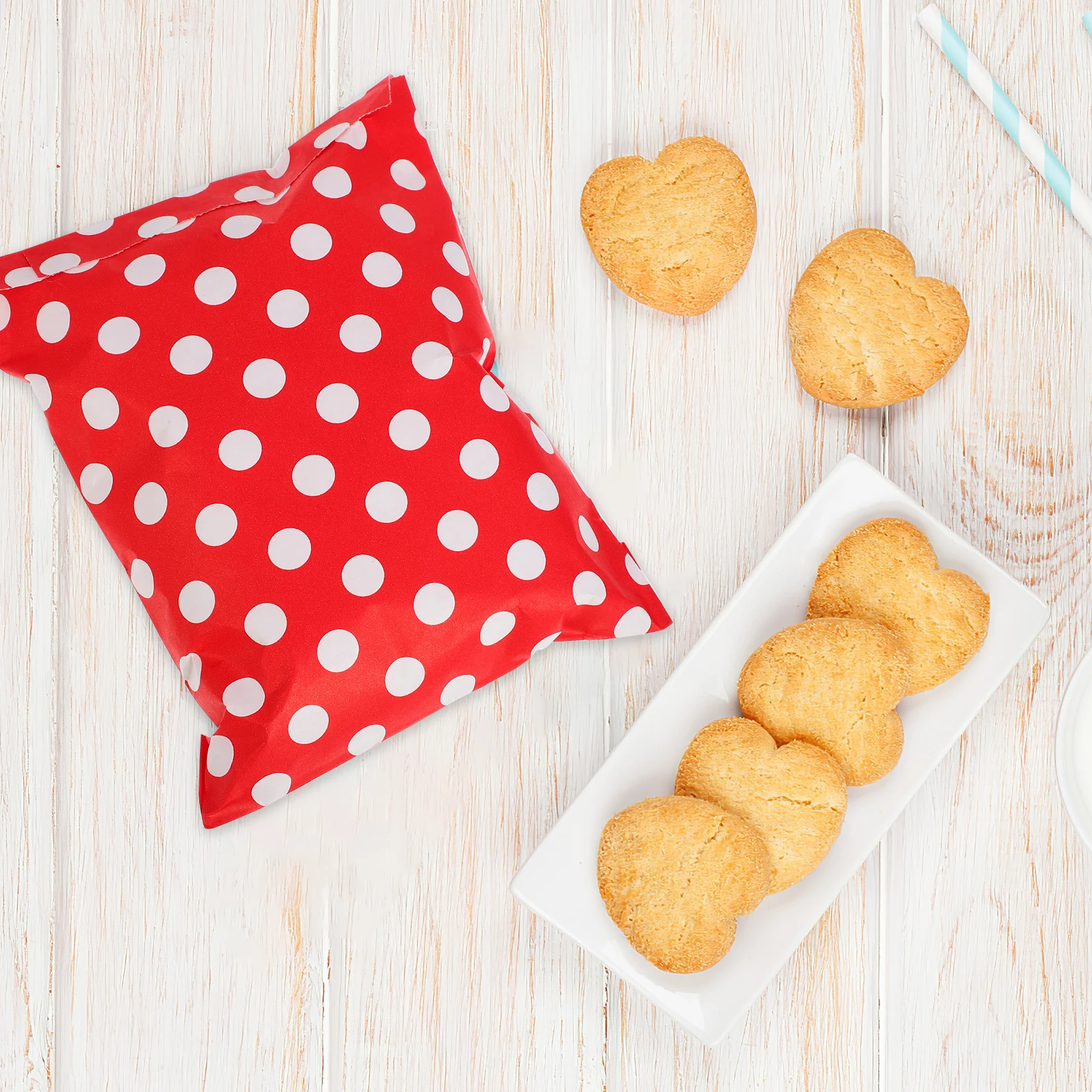 

300 Pcs C y Bags Small Cookies Multi function Snack Glassine Bags Wrapping Biscuit Paper Lightweight Durable Portable Kitchen