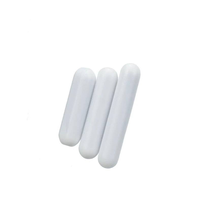 1/5/10/20/50Pcs PTFE Magnetic Stirrer Stir Bar Type C Magneton Stirring Mixer White Spin Bars Olive Shape 3x5mm-16x100mm