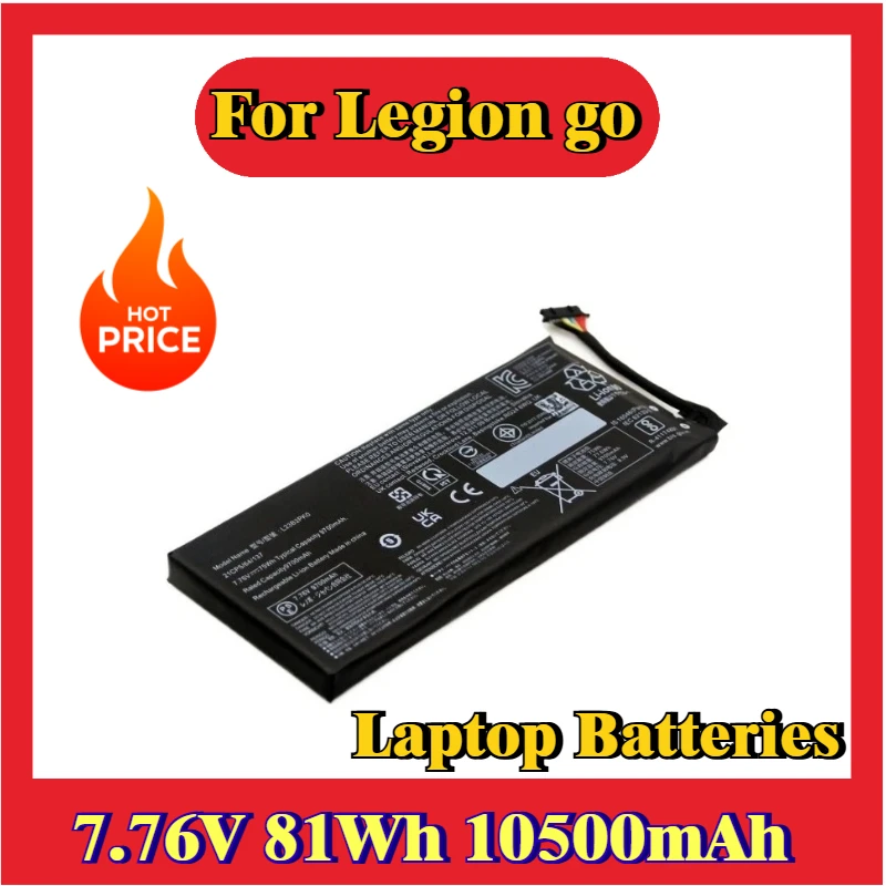 

L23B2PK0 7,76 В 81 Втч 10500 мАч аккумулятор для Legion go сменный аккумулятор расширения, совершенно новый, высокое качество