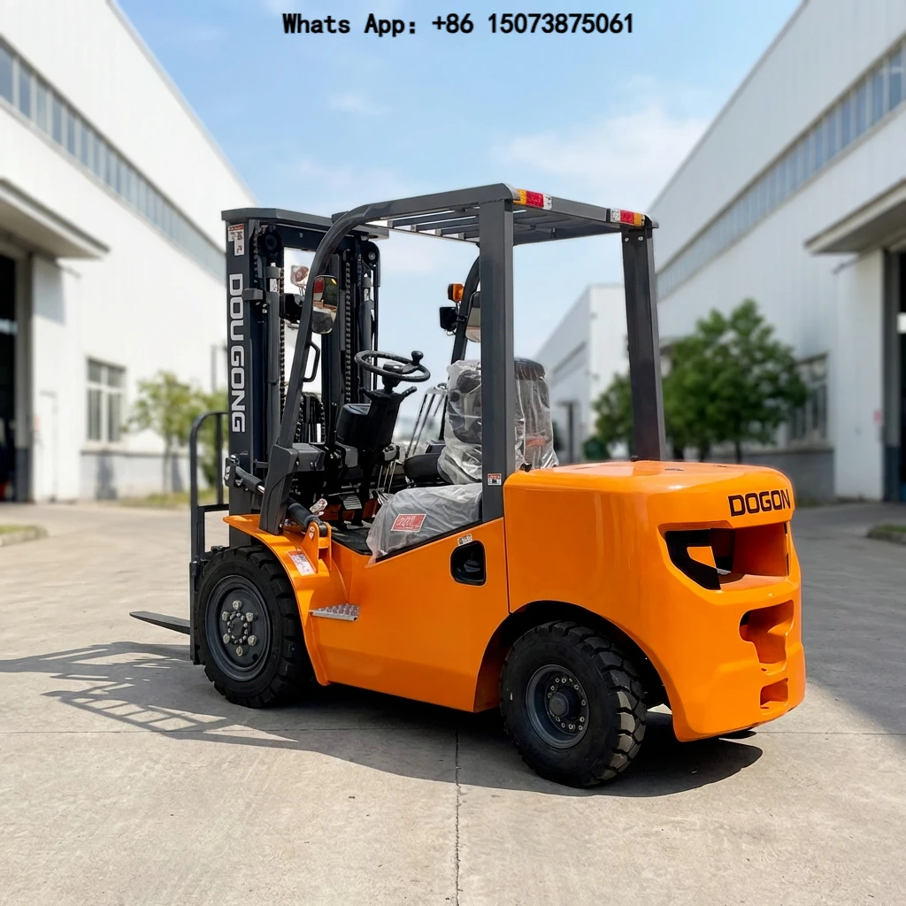 Heavy-duty 3T 3.5T 5T forklift with EPA Euro 5 compliant engine, cost-effective, high-performance balance forklift