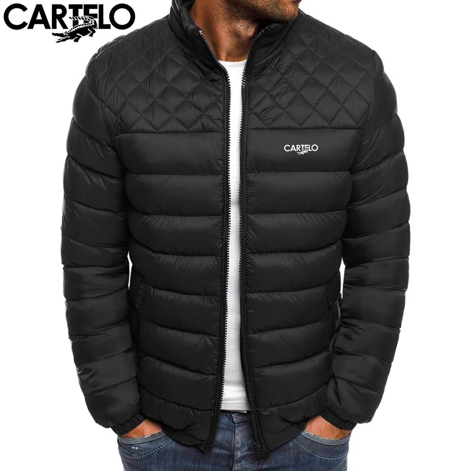 

A high-end men's clothing brand for autumn and winter 2025, featuring outdoor, casual, sporty, streetwear style and warm tops