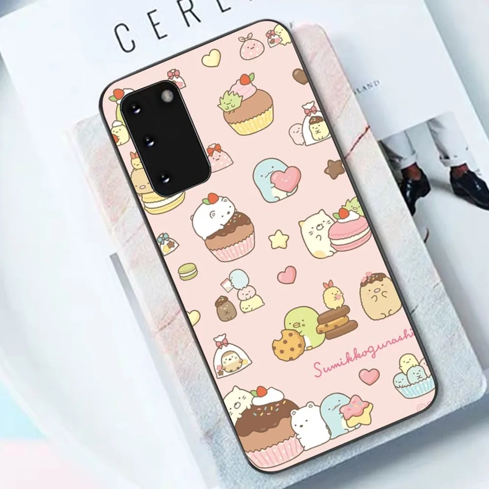 Cute Cartoon Sumikko Gurashi Phone Case For Samsung S 9 10 20 21 22 23 30 23plus lite Ultra FE S10lite Fundas