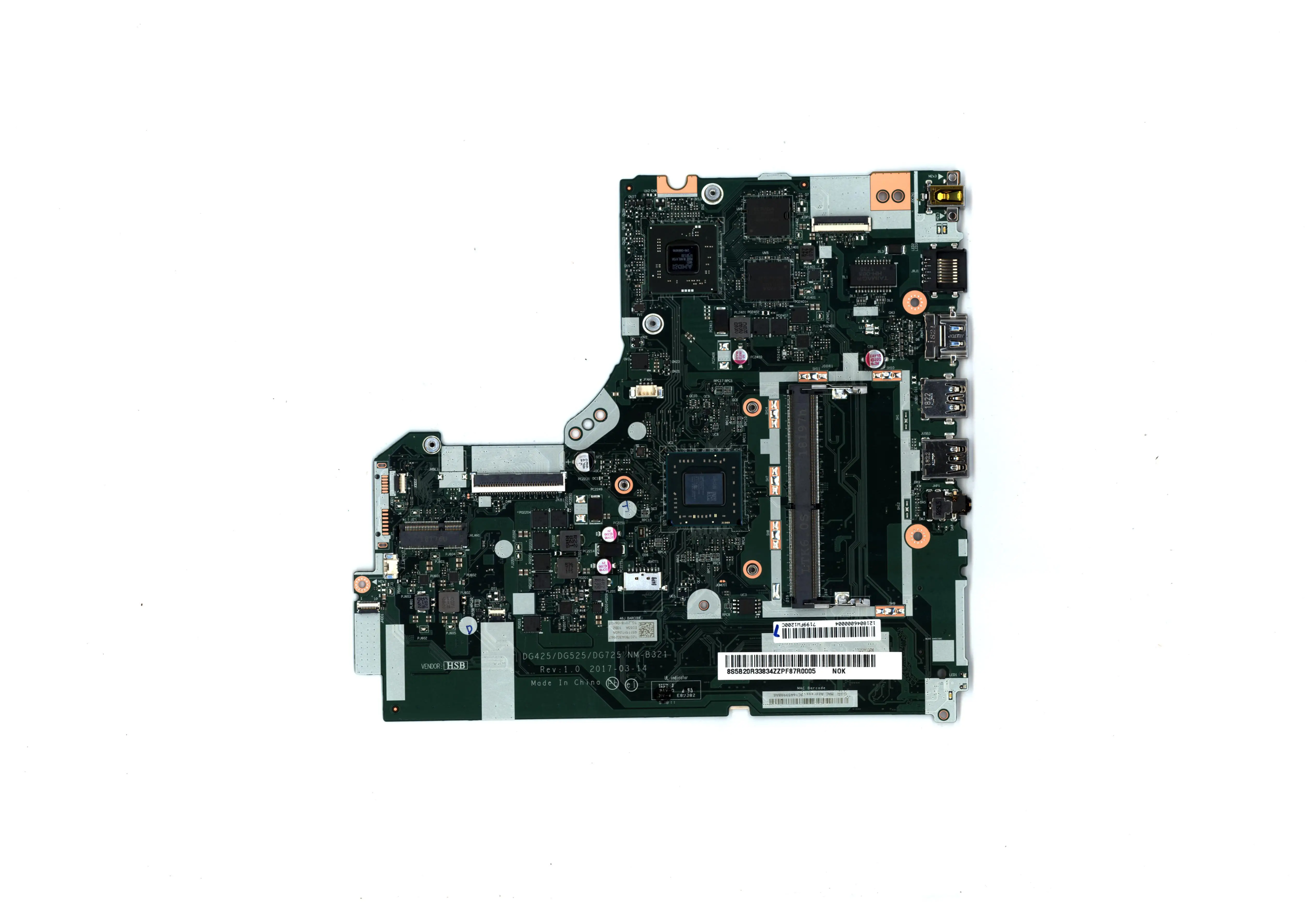 

SN NM-B321 FRU 5B20R33834 CPU A69225 A69220 Model optional compatible replace ideapad 330-15AST thinkbook computer motherboard