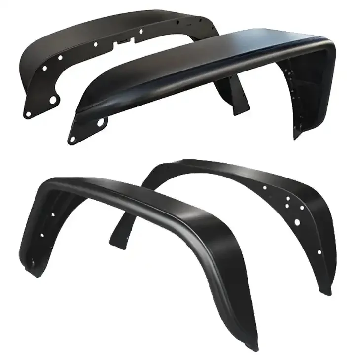 Aluminum Alloy Wheel Arch Pocket Style Fender Flare Guard Deflector For 2007-2018 Jeep Wrangler JK