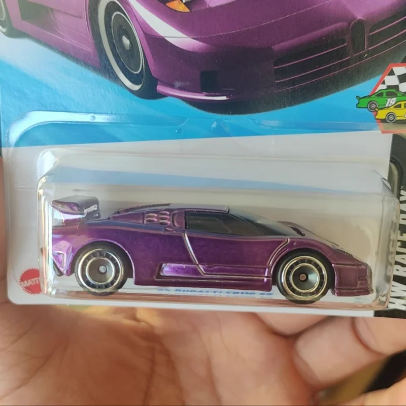 Original 2025L Hot Wheels TH Car Model Super Treasure Hunt 94 Bugatti EB110 SS Collectible Model Room Ornament Boy Birthday Gift