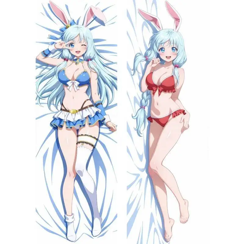 

Anime Dakimakura Hing Body Cushion Cover Arifureta From Commonplace To World's Strongest Shia Haulia 2 Side Print Pillowcase