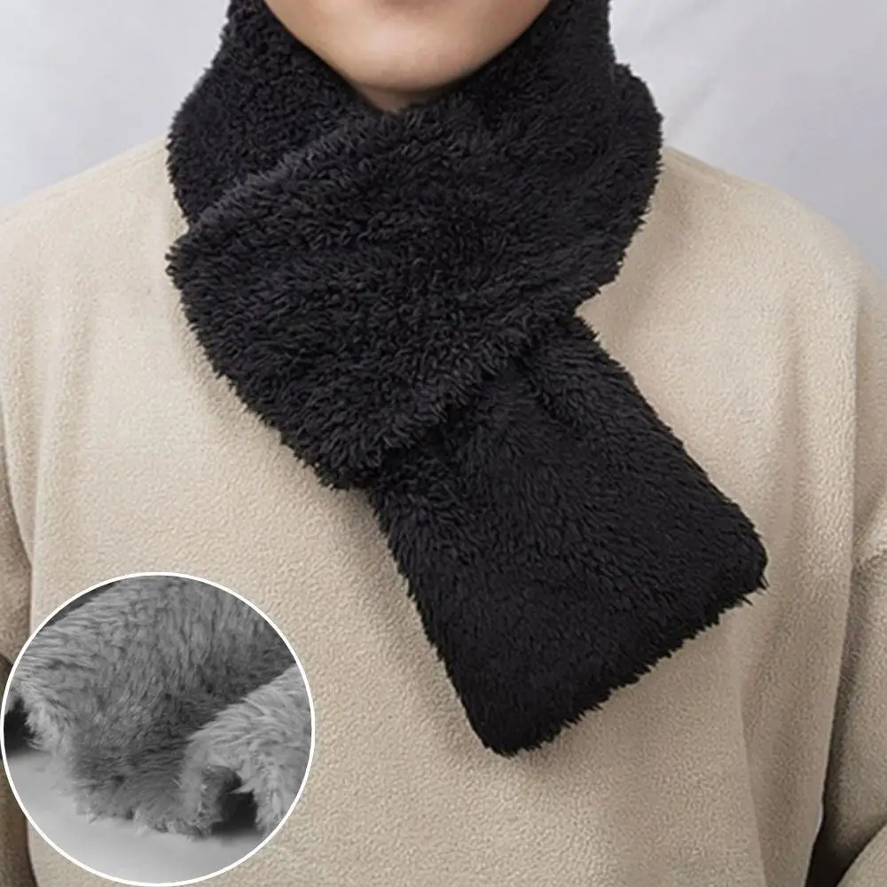 Men's Winter Plush Scarf