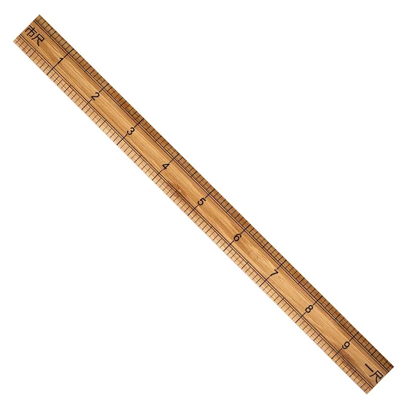 DIY Yardstick Tailoring Bamboo Ruler, Home Measuring Tool, Student Learning, School, Sewing Accessories, 30cm