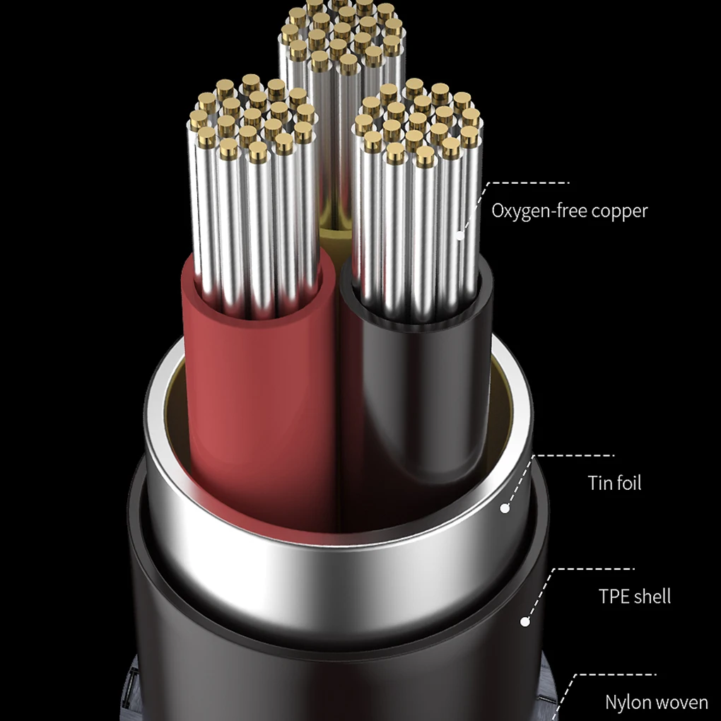 Essager Phone Earphone Extender Cable 3.5mm Extension Cord Headphone Headset Braided Audio Cable, 1 Meter