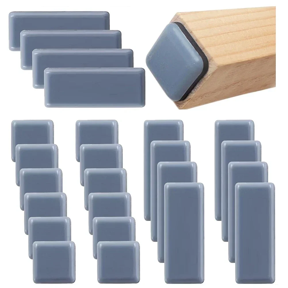 PTFE Gliders Furniture Gliders 16 X 75 Mm Easy Installation Furniture Pads Renovation Supplies Double-Sided Adhesion