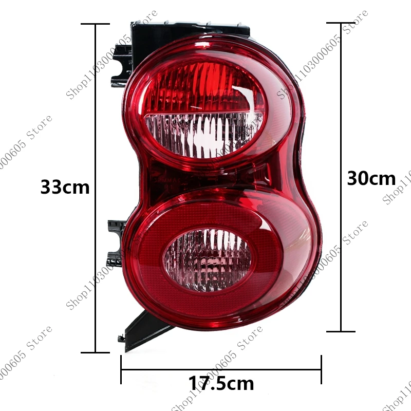 For Mercedes Benz W451 Car Accessories Rear bumper Tail Light Brake Warning Light Reversing Signal Light Without Bulb view 6