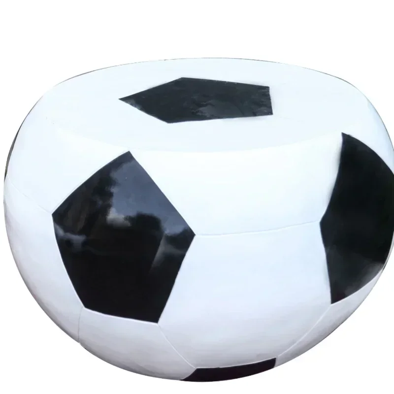 Outdoor Park Forest Landscape Creative Football Table and Chair Fiberglass Sculpture Fruit