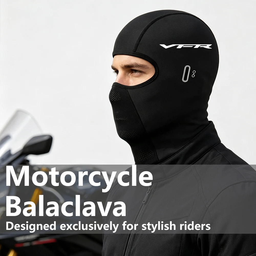 For Honda VFR800F / VFR1200F / VFR750F (1986-2017) – Summer Cooling Motorcycle Balaclava, Breathable Full Face Mask with UV