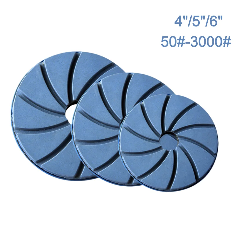 

1 шт., 4 дюйма, 5 дюймов, 6 дюймов, замок в виде улитки, мраморные полировальные подушечки, полировальная подушечка для бетонного пола, шлифовальный круг для кромок, зернистость 50-3000