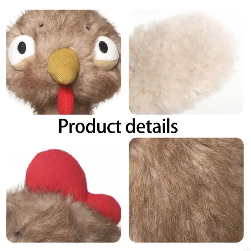  Lovely Turkey Figure Toy Adorable Doll Sweet Hugging Doll Shower Gifts Turkey Washable Doll for Toddlers Kids