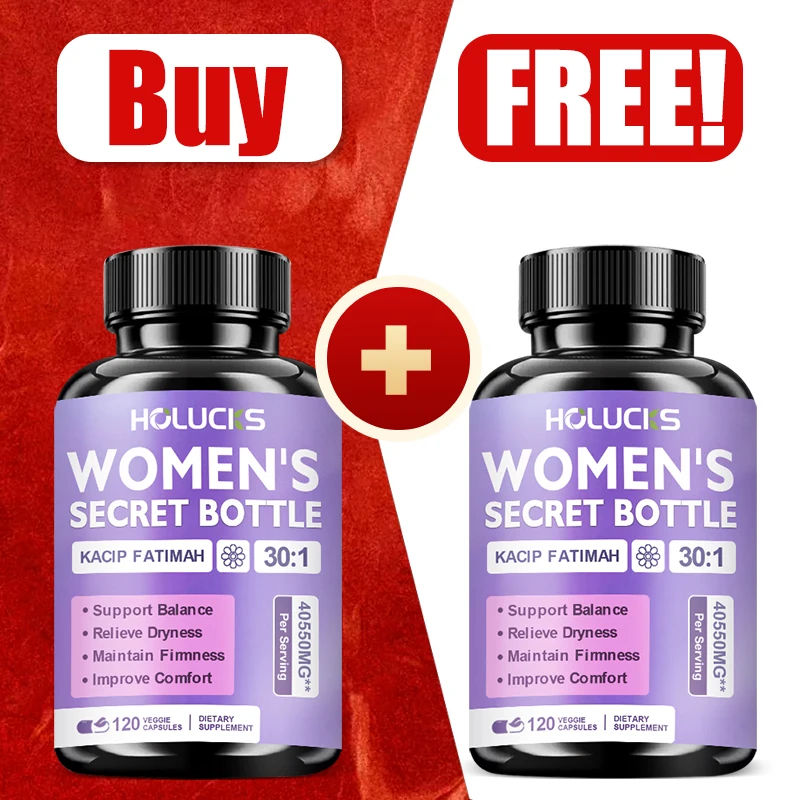 

Buy 1 Get 1 Free! Pure Women Secret Bottle Supplement, for Healthy Flora, Odor Control, Daily Freshness & Urinary Tract Health