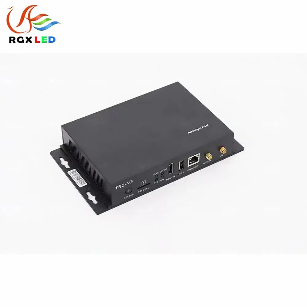 Novastar TB2/ TB2-4G Taurus media Player, Mini media player box USB port WiFi controller HUB75 Full color module LED display med