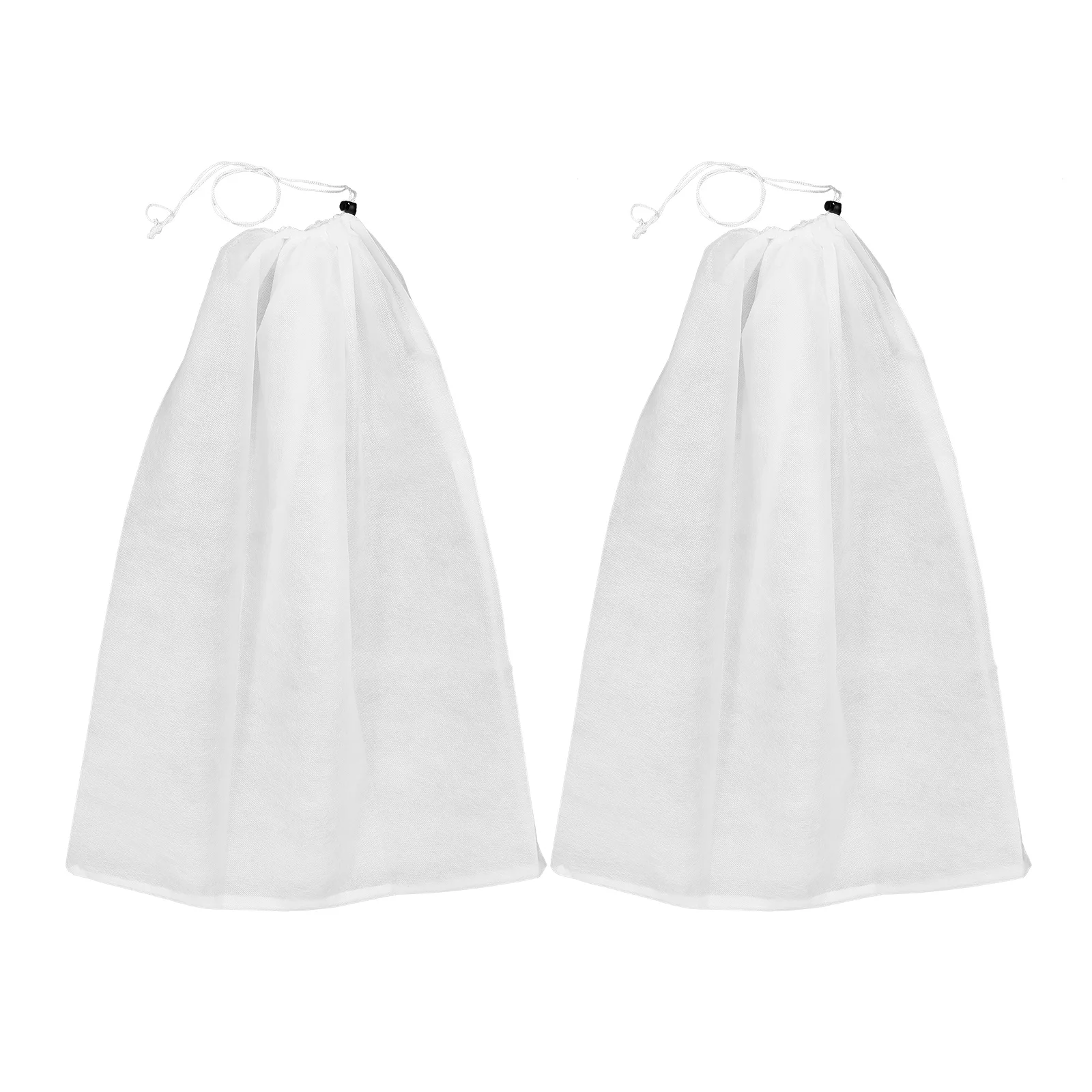 

2pcs Plant Covers Frost Protection Insulated Bag Outdoor Plants Windproof Anti-Freezing Non-Woven Fabric Foldable