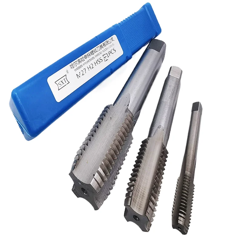 1pcs W6542 HSS left-hand straight groove tap M1-M13, machine tool and manual thread repair tool for internal thread tapping