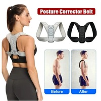 1PCS Back Shoulder Posture Corrector Adjustable Belt Clavicle Spine Support Reshape Your Body Home Office Sport Upper Neck Brace