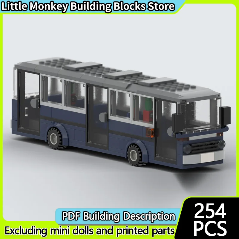 

Speed Racing Car Model MOC Building Bricks City Passenger Bus Modular Technology Children Holiday Gifts Assemble Toys Suit