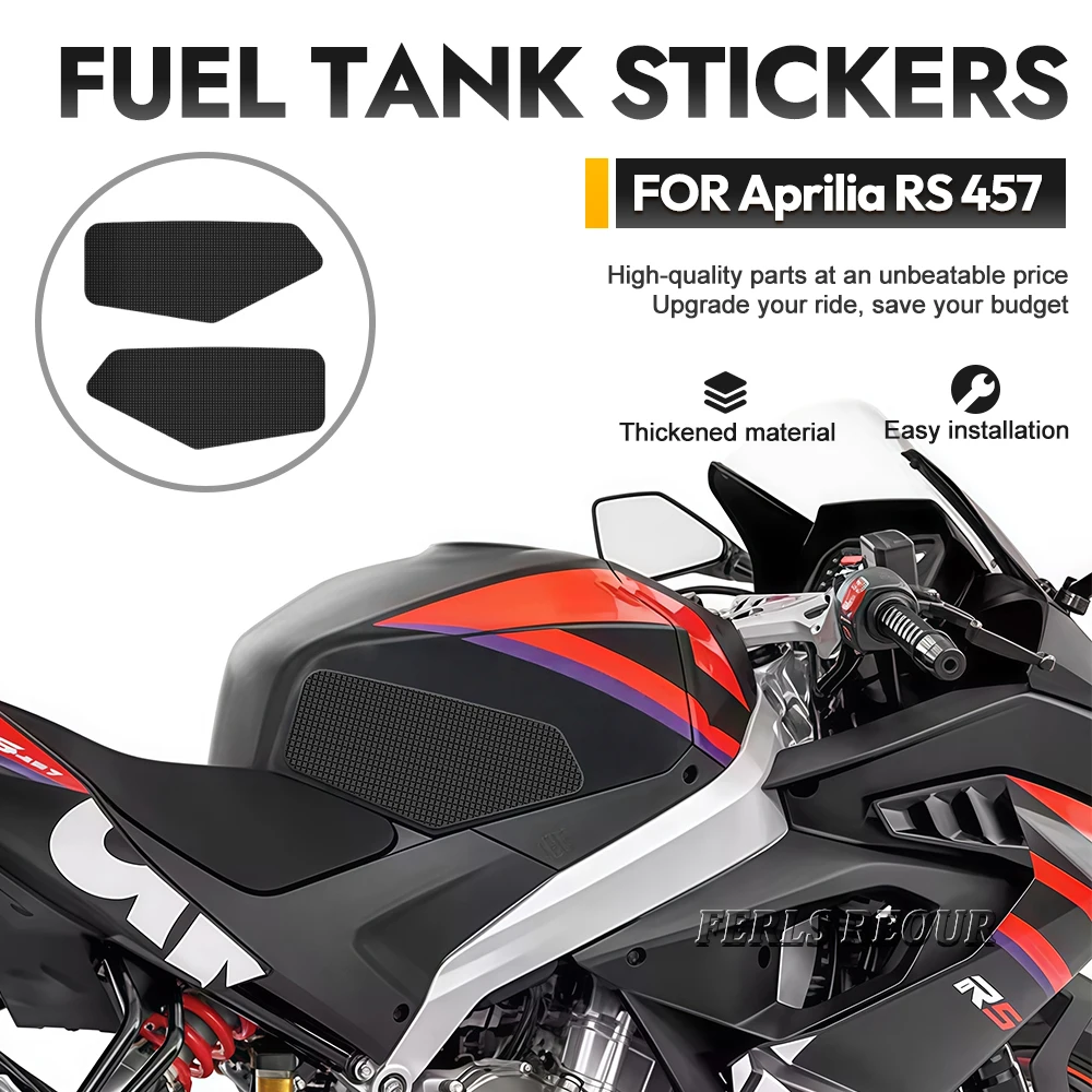 

For Aprilia RS 457 2024-2025 Motorcycle fuel tank sticker antiskid scratch proof protection pad waterproof