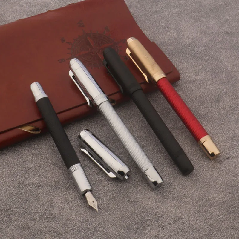 1 szt. JinHao 92 gwiazda wieczne pióro metalowe EF M Nib biurowe przybory szkolne długopisy do pisania — zdjęcie produktu 6