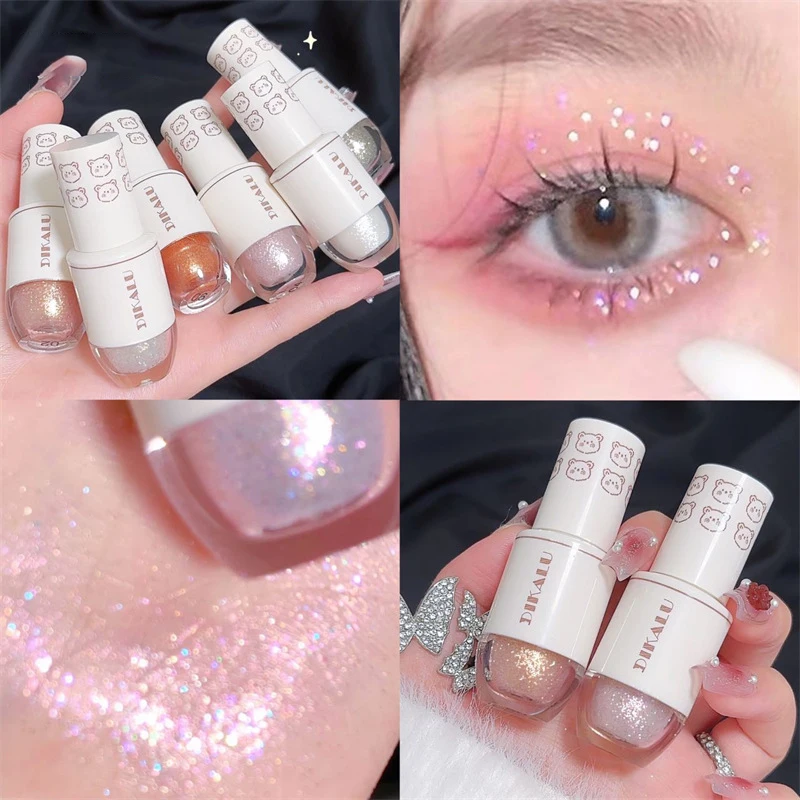 Liquid Eyeshadow Eye Makeup Lying Silkworm Pearl Super Shining Crystal Fine Shining Powder Eye Shadow Make Up Cosmetics