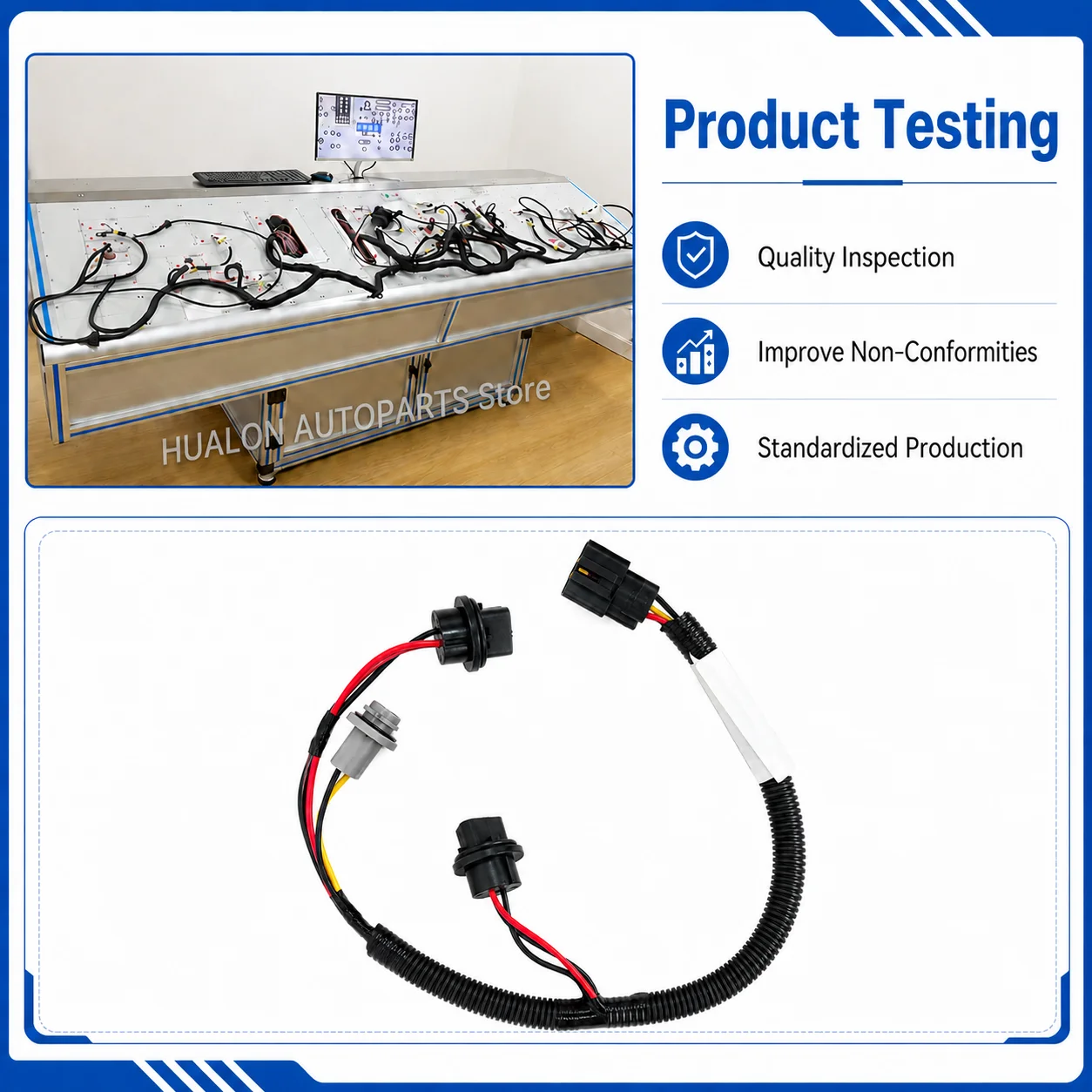 23126521 Wiring Harness Rear Tail Light for Chevrolet Colorado 2015-2022 for GMC Canyon 2015-2022 Electrical Lamp Cable Set