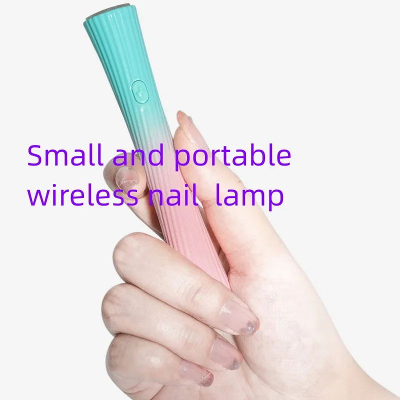 

Mini battery storage nail lamp usb portable flashlight pen type LED light therapy machine ultraviolet nail baking lamp