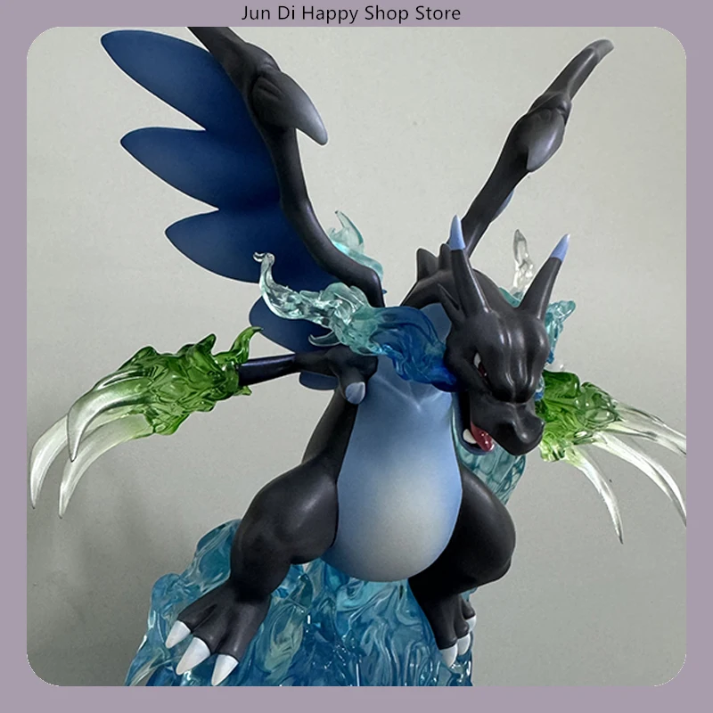 Charizard Mega Evolution X 18 سم Battle Pose أنيمي الشكل تمثال سطح المكتب الديكور هدية ​ ​