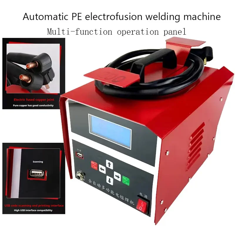 

Intelligent PE Tube Welding Machine Gas Pipeline Butt Welding Machine PE Pipe Electric Fusion Welding Machine 220-250V