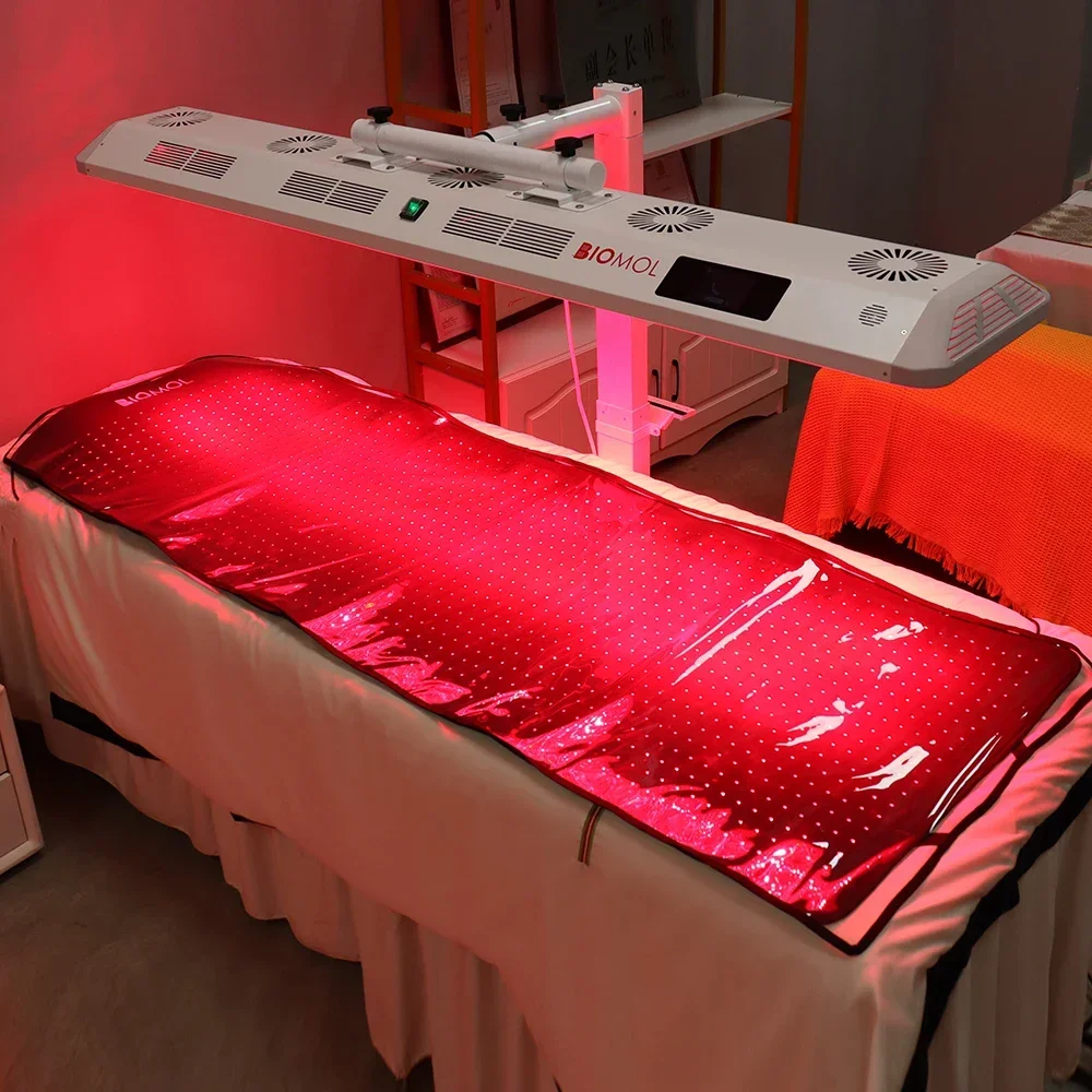 OEM ODM Updated Near Infrared Red Light Therapy Mat Device Large Size 1400pcs LEDs Red Light Therapy Blanket Full Body