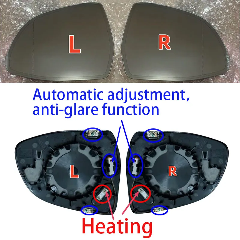 For BMW X3 F25 G01 G08 2014-2024 X4 F26 G02 X5 F15 G05 X6 F16 G06 G07 High Quality Auto Dimming Heated Rear Mirror Glass