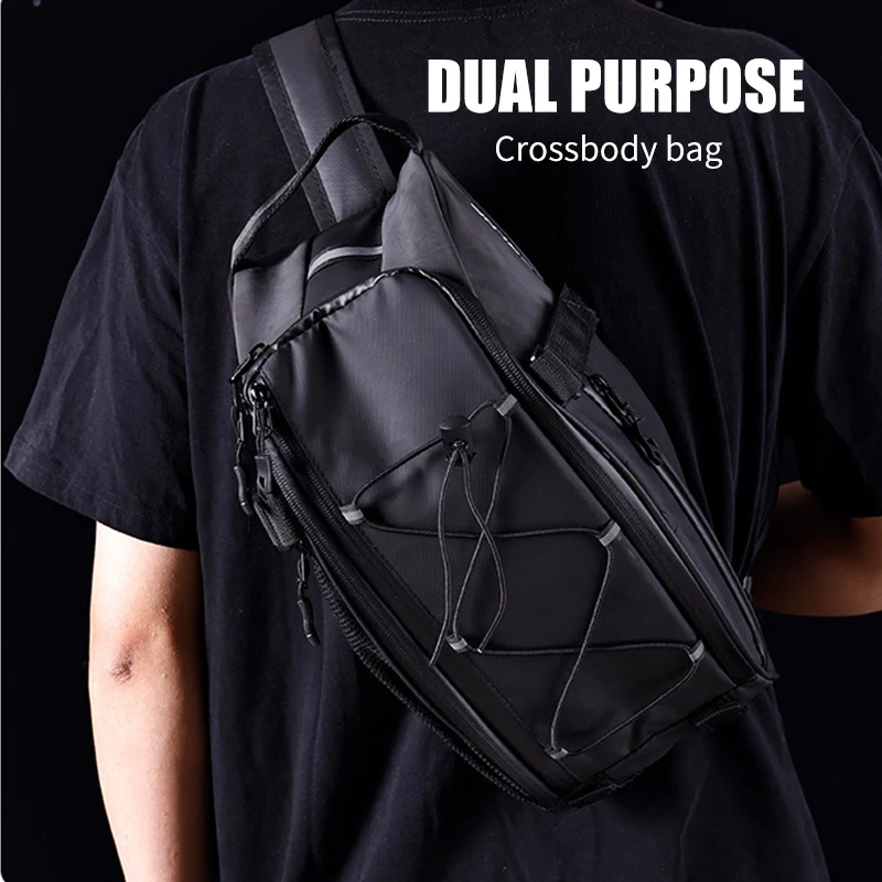 ESLNF-Sac de vélo de montagne double face, extérieur, grande capacité, étanche, coulée, cyclisme, T1