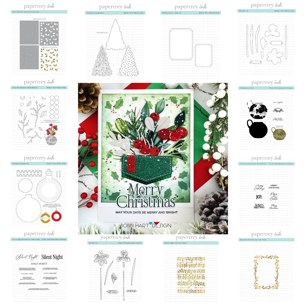 

New Merry Christmas Big Sentiments Metal Cutting Dies Silicone Stamps Scrapbooking Make Photo Album Card Diy Paper Embossing